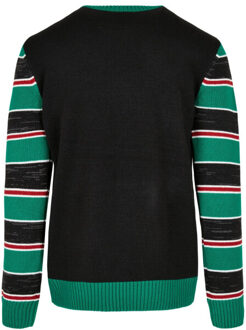 urban classics Heren savior kerst sweatshirt - maat S Groen