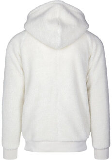 urban classics Heren sherpa hoodie Wit - XL