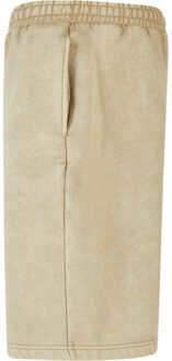 urban classics Heren sweat shorts zwaar stone wash - maat XXL / XXXL Beige