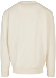 urban classics Heren sweatshirt met ronde hals - maat S Beige