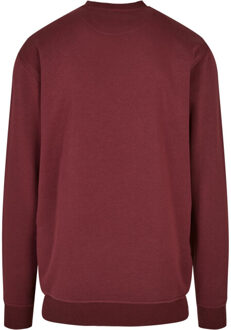 urban classics Heren sweatshirt met ronde hals Rood - XXL / XXXL