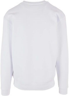 urban classics Heren sweatshirt met ronde hals Wit - 5XL
