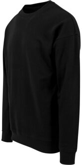 urban classics Heren sweatshirt met ronde hals Zwart