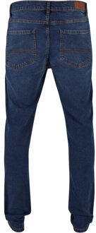 urban classics Heren tapered slim jeans Blauw - 28