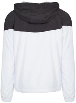 urban classics Heren tech windrunner tweekleurig windjack Zwart - M