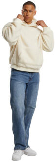 urban classics Heren teddy fleece oversized hoodie - maat XXL / XXXL Beige