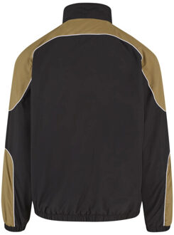 urban classics Heren track jacket met paspel - maat L Zwart