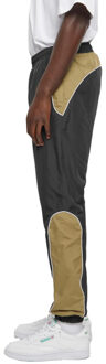 urban classics Heren trainingsbroek met contrasterende biezen - maat S Zwart