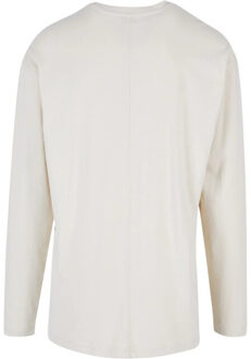 urban classics Heren-trui met open rand en lange mouwen Beige - XL