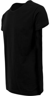 urban classics Heren turn up t-shirt - maat XXL / XXXL Zwart