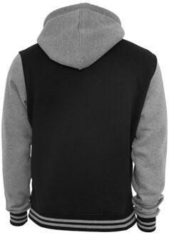 urban classics Heren tweekleurige zip hoodie Grijs - L