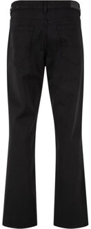 urban classics Heren twill 5 zakken broek Zwart - 34