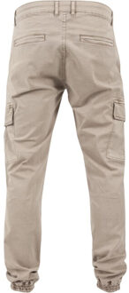 urban classics Heren twill gewassen cargo broek Beige - 38