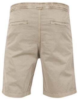 urban classics Heren twill stretch sweat shorts Beige - M