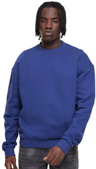 urban classics Heren ultra zware crew hals sweatshirt - maat L Blauw