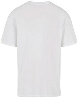 urban classics Heren wafel t-shirt - maat XXL / XXXL Wit