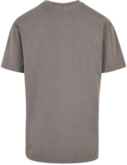 urban classics Heren zuur gewassen zwaar oversized t-shirt Groen - 4XL