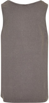 urban classics Heren zuur gewassen zware oversized tank top Groen - XXL / XXXL