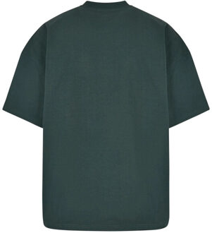 urban classics Heren zwaar katoen oversized t-shirt Groen - 5XL