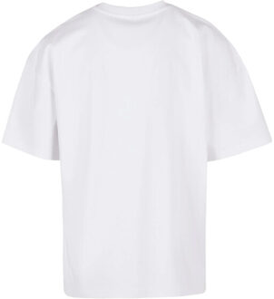 urban classics Heren zwaar katoen oversized t-shirt - maat 4XL Wit