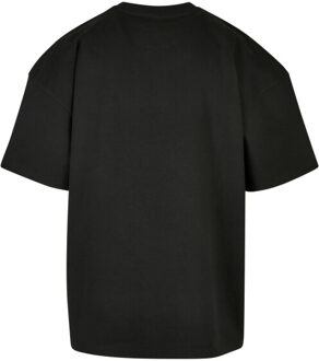 urban classics Heren zwaar katoen oversized t-shirt - maat 4XL Zwart
