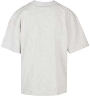urban classics Heren zwaar katoen oversized t-shirt - maat S Grijs