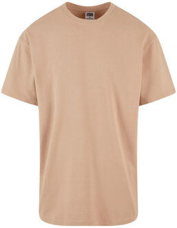 urban classics Heren zwaargewicht oversized t-shirt (set van 2) - maat 5XL Beige