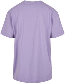 urban classics Heren zwaargewicht oversized t-shirt (set van 2) - maat S Blauw