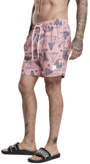 urban classics Heren zwemshort yacht Roze - L