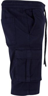 urban classics Herenkoord cargo shorts Blauw - L