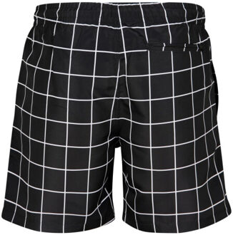 urban classics Herenzwemshort met all-over print Zwart