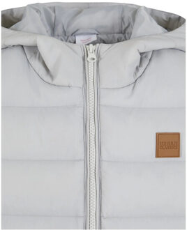 urban classics Jongens basic gewatteerde jas - maat 158/164 Grijs