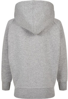 urban classics Jongens blanco effen hoodie Grijs - 140