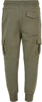 urban classics Jongens cargo fitted joggingbroek Groen - 116