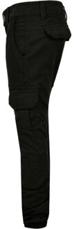 urban classics Jongens cargo joggingbroek Zwart - 116