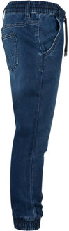 urban classics Jongens denim gebreide joggingbroek Blauw - 146/152