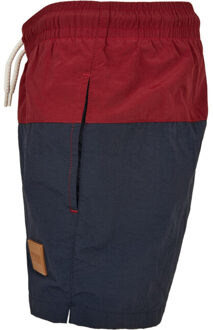urban classics Jongens kleurblok zwemshort Blauw - 116