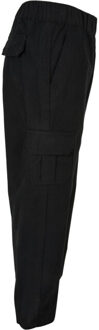 urban classics Jongens ripstop cargo broek Zwart - 146/152