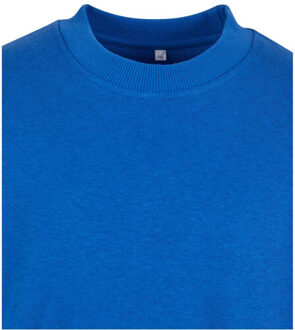 urban classics Jongens terrycloth sweatshirt met ronde hals Blauw - 158/164