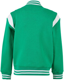 urban classics Jongens varsity-jas - maat 158/164 Groen