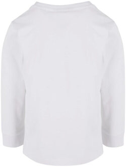 urban classics Jongens zwaargewicht pocket oversized t-shirt met lange mouwen - maat 146/152 Wit