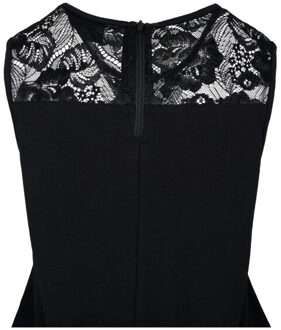 urban classics Jumpsuit dames met blok kanten detail Zwart - L