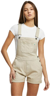 urban classics Korte biologische tuinbroek dames - maat XXXL Wit