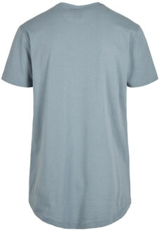 urban classics Lang t-shirt in de vorm voor heren Blauw - XS