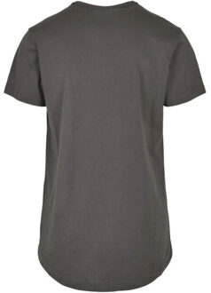 urban classics Lang t-shirt in de vorm voor heren Grijs - S