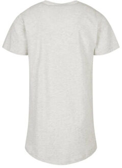 urban classics Lang t-shirt in de vorm voor heren - maat XS Grijs