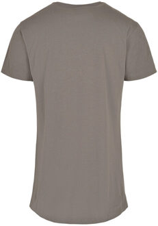 urban classics Lang t-shirt in de vorm voor heren - maat XS Groen