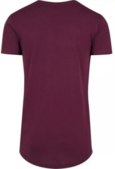 urban classics Lang t-shirt in de vorm voor heren - maat XS Roze