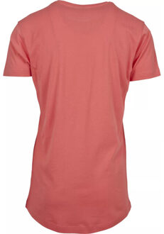 urban classics Lang t-shirt in de vorm voor heren Oranje - M