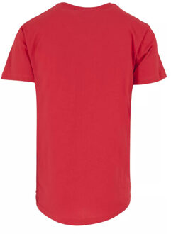 urban classics Lang t-shirt in de vorm voor heren Rood - M